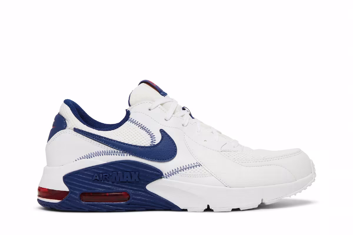 Nike Air Max Excee White Deep Royal, view 2