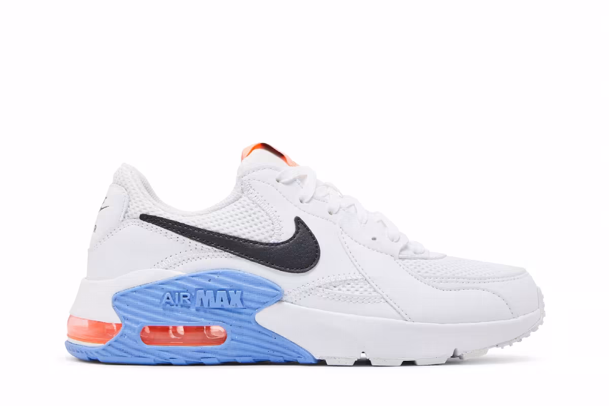 Nike Women's Air Max Excee White Bright Mango, view 2