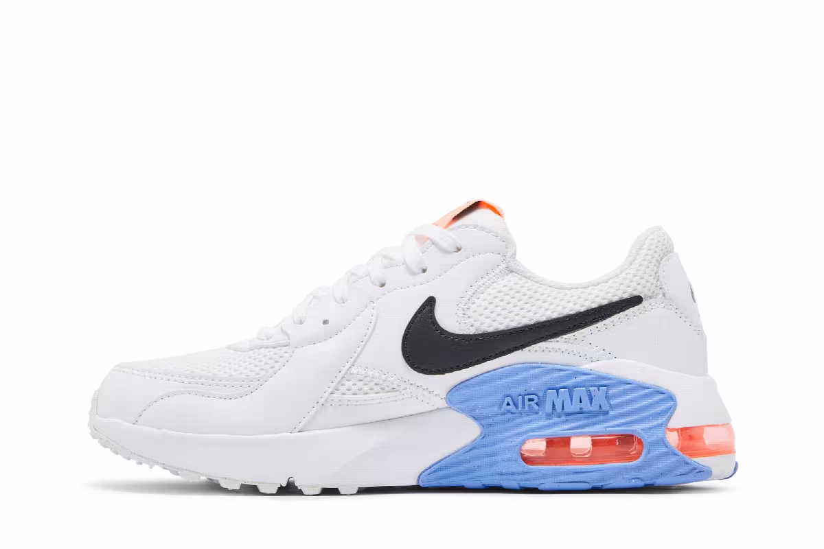 Nike Women's Air Max Excee White Bright Mango, view 4