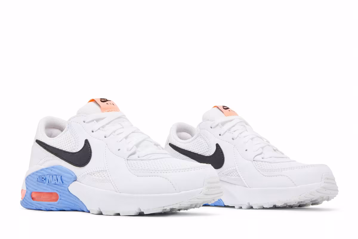 Nike Women's Air Max Excee White Bright Mango, view 9
