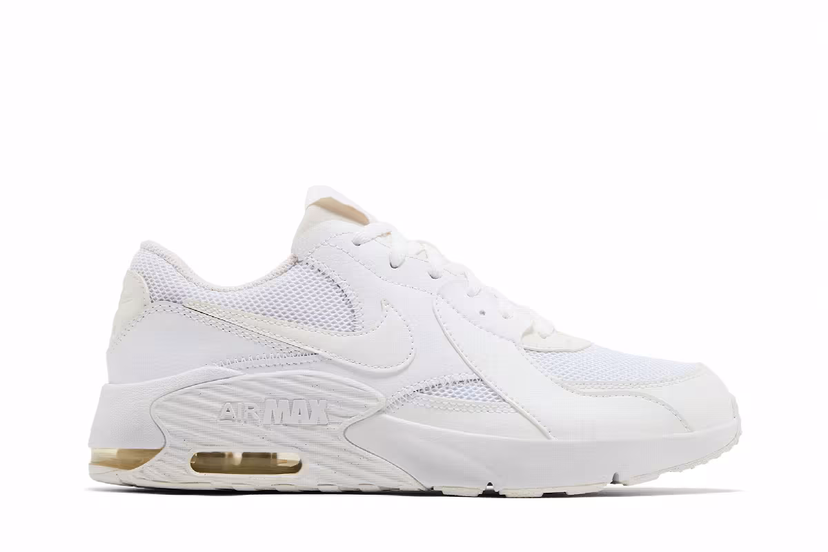 Nike Air Max Excee GS Triple White, view 2