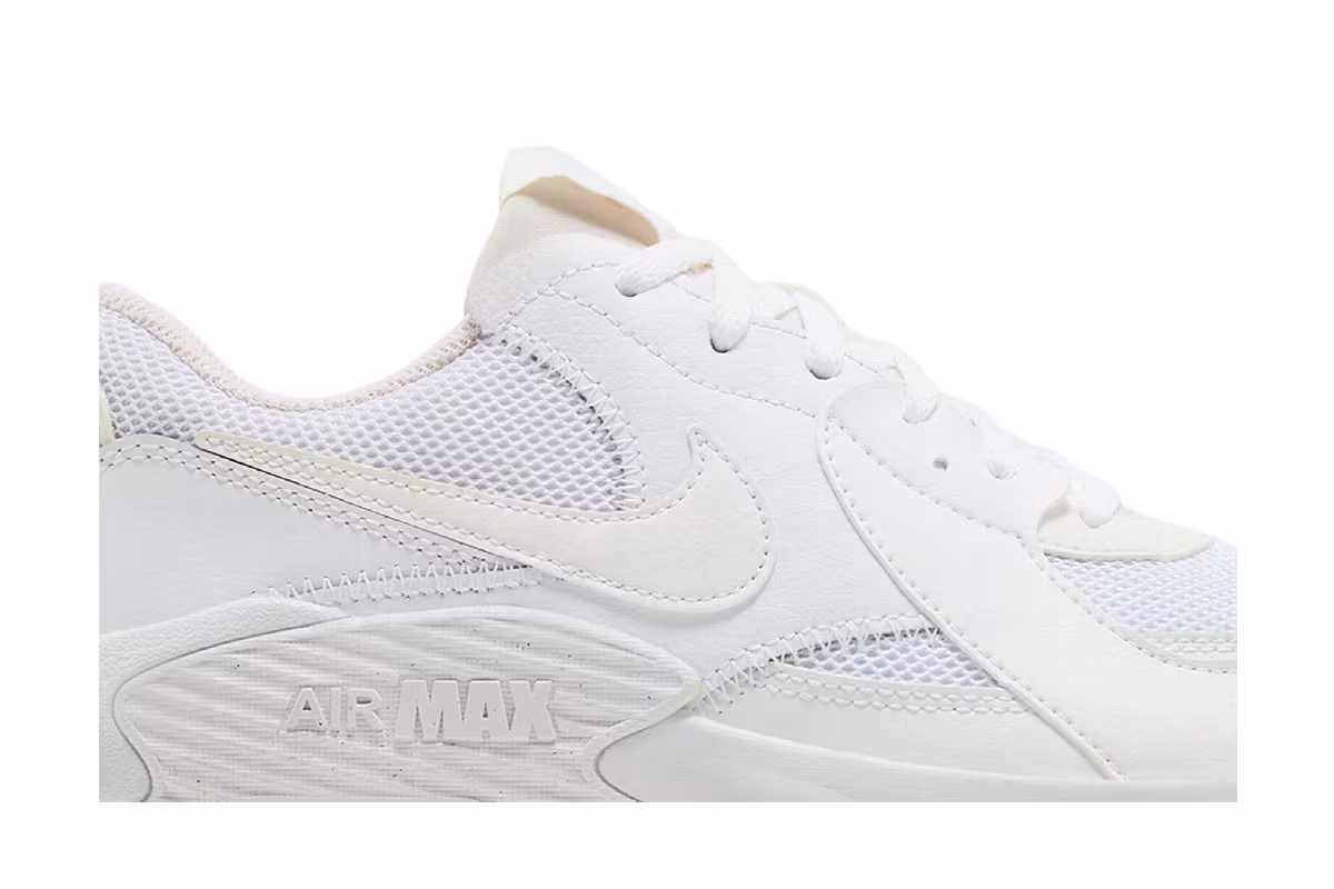 Nike Air Max Excee GS Triple White, view 3