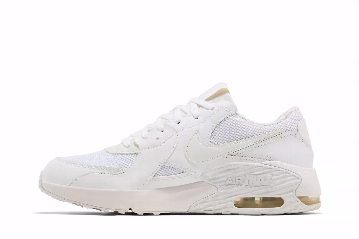 Nike Air Max Excee GS Triple White, view 4