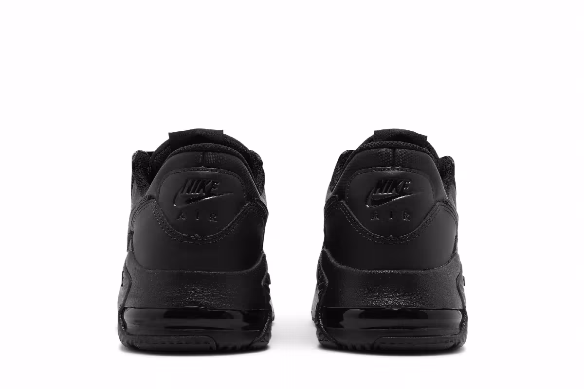 Nike Air Max Excee Leather Triple Black, view 7
