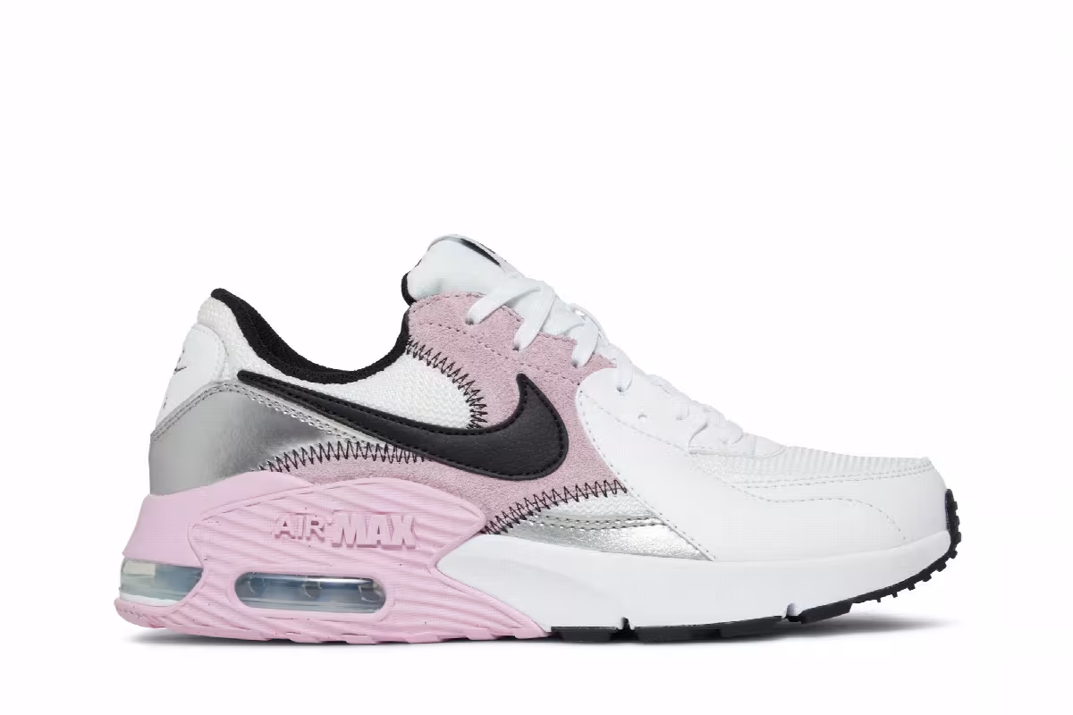 Nike Women's Air Max Excee White Light Arctic Pink, view 2