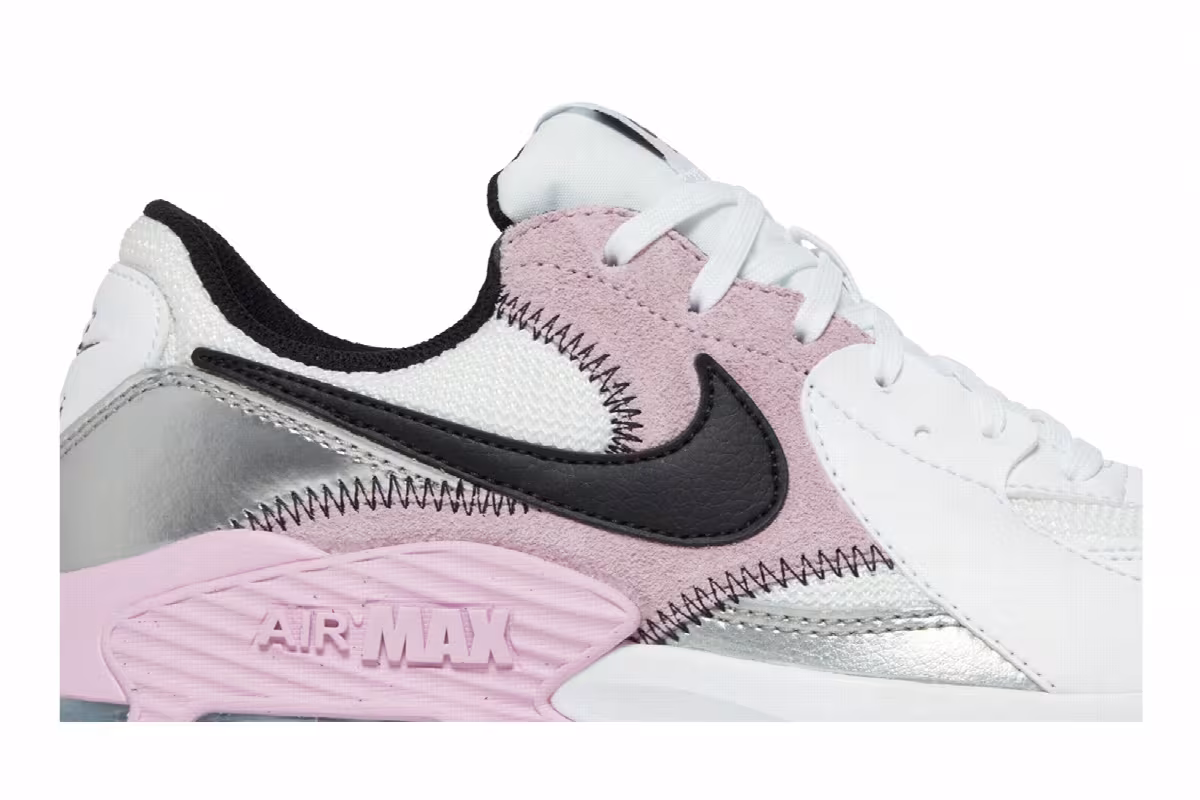 Nike Women's Air Max Excee White Light Arctic Pink, view 3
