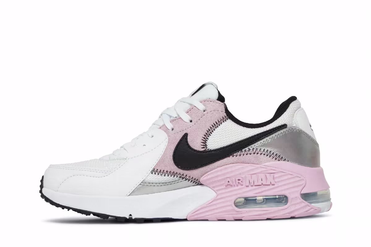 Nike Women's Air Max Excee White Light Arctic Pink, view 4