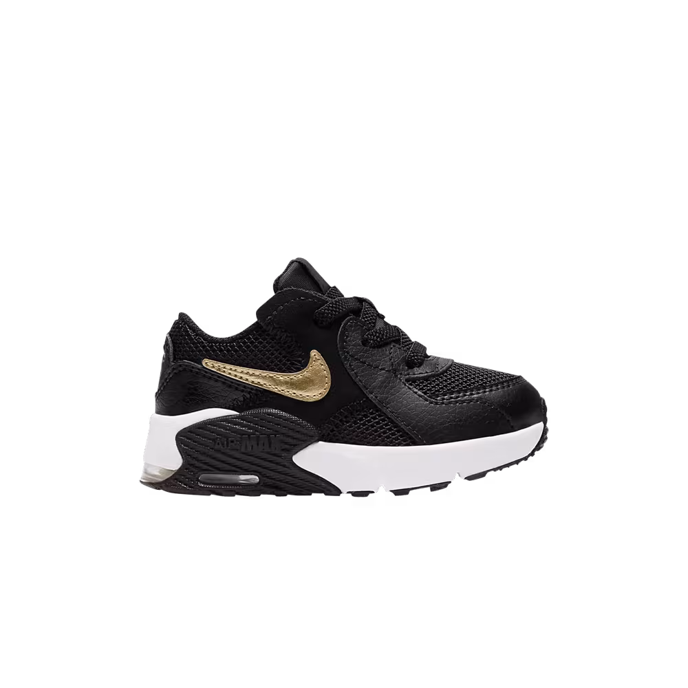 Nike Air Max Excee TD Black Metallic Gold Star