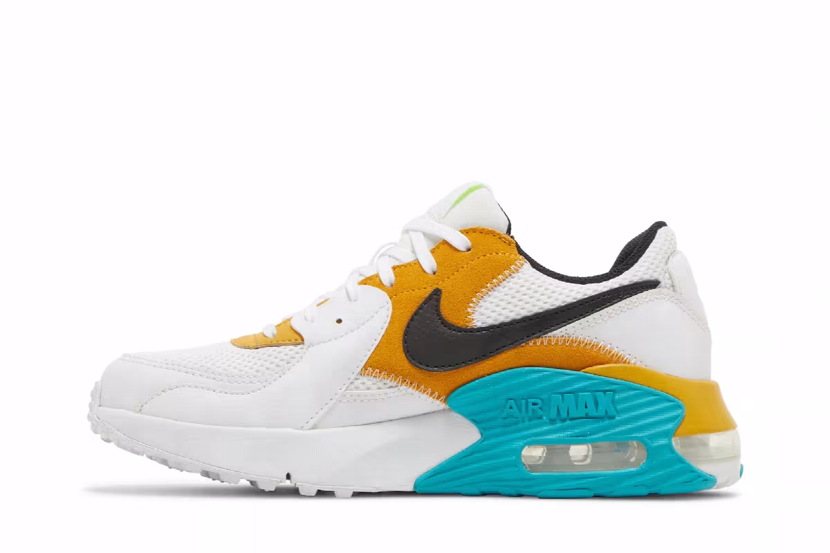 Nike Air Max Excee Golden Yellow Turquoise, view 4