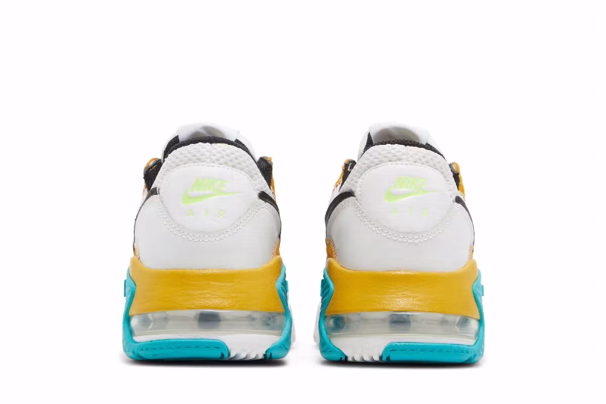 Nike Air Max Excee Golden Yellow Turquoise, view 7