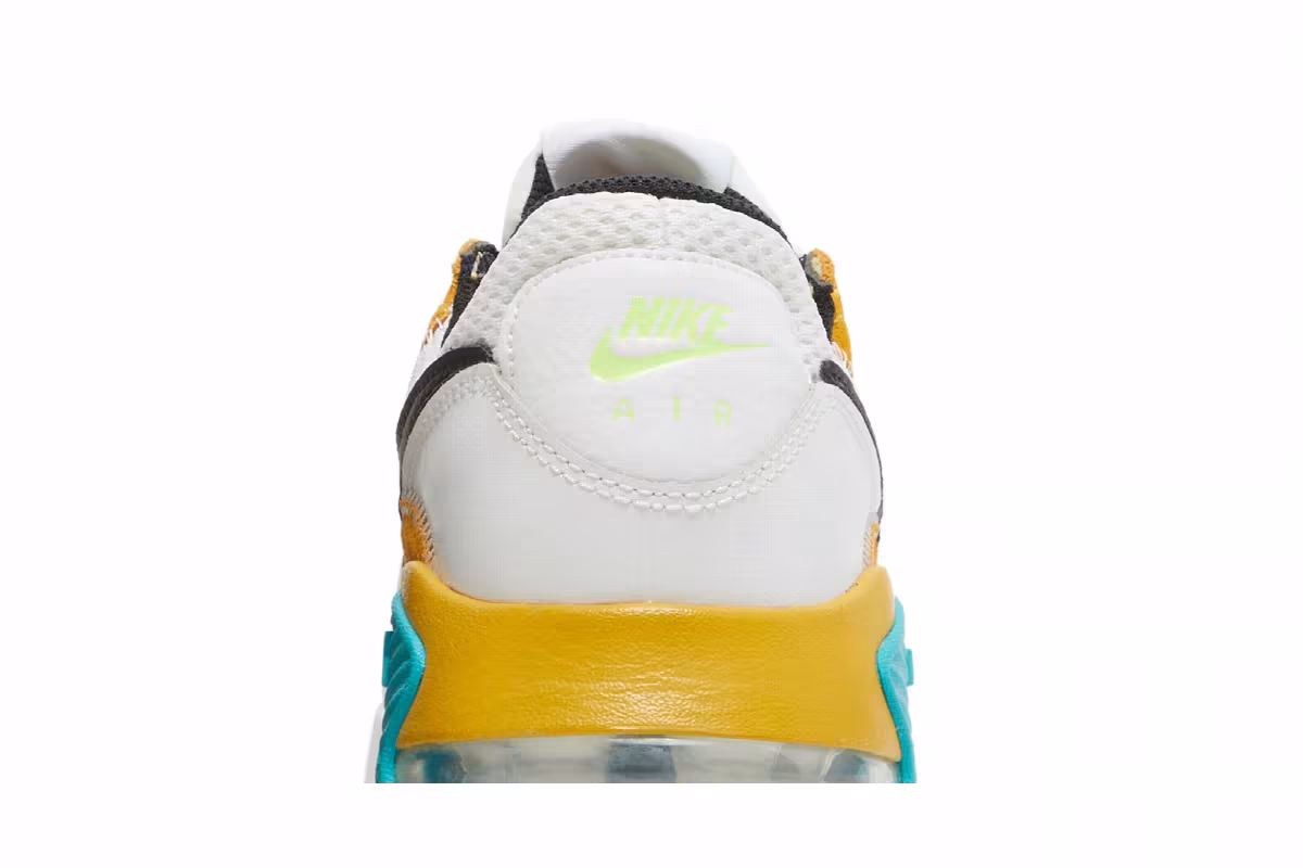Nike Air Max Excee Golden Yellow Turquoise, view 8