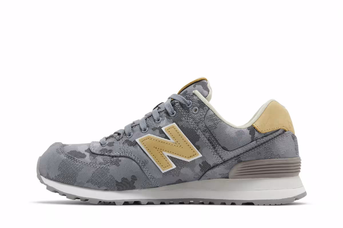 New Balance 574 Steel Camo, view 4