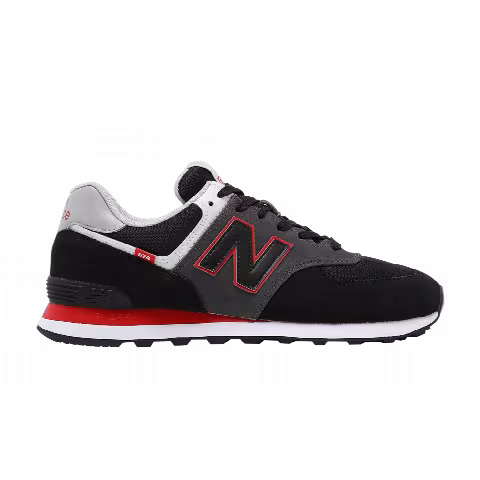 New Balance 574 'Black Velocity Red'