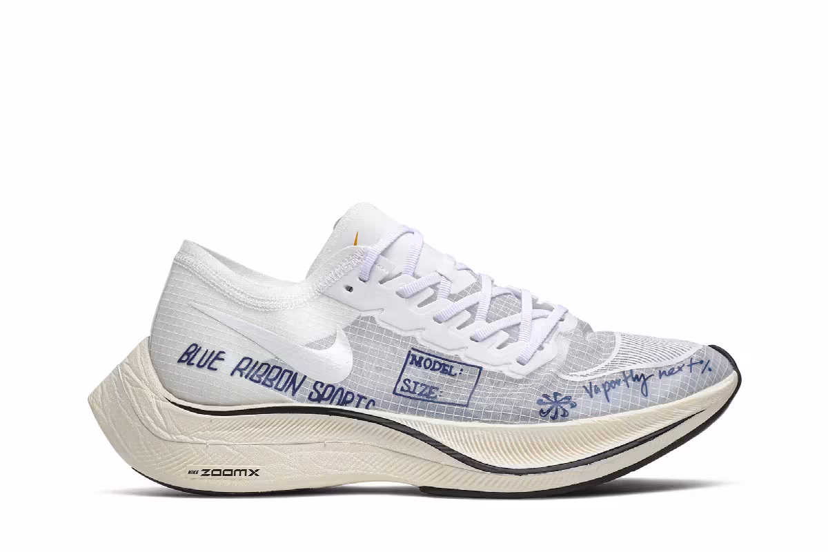 Nike ZoomX Vaporfly NEXT% Blue Ribbon Sports, view 2