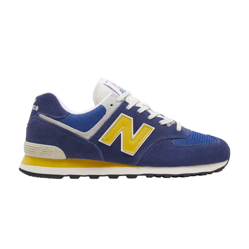 New Balance 574 Navy Yellow