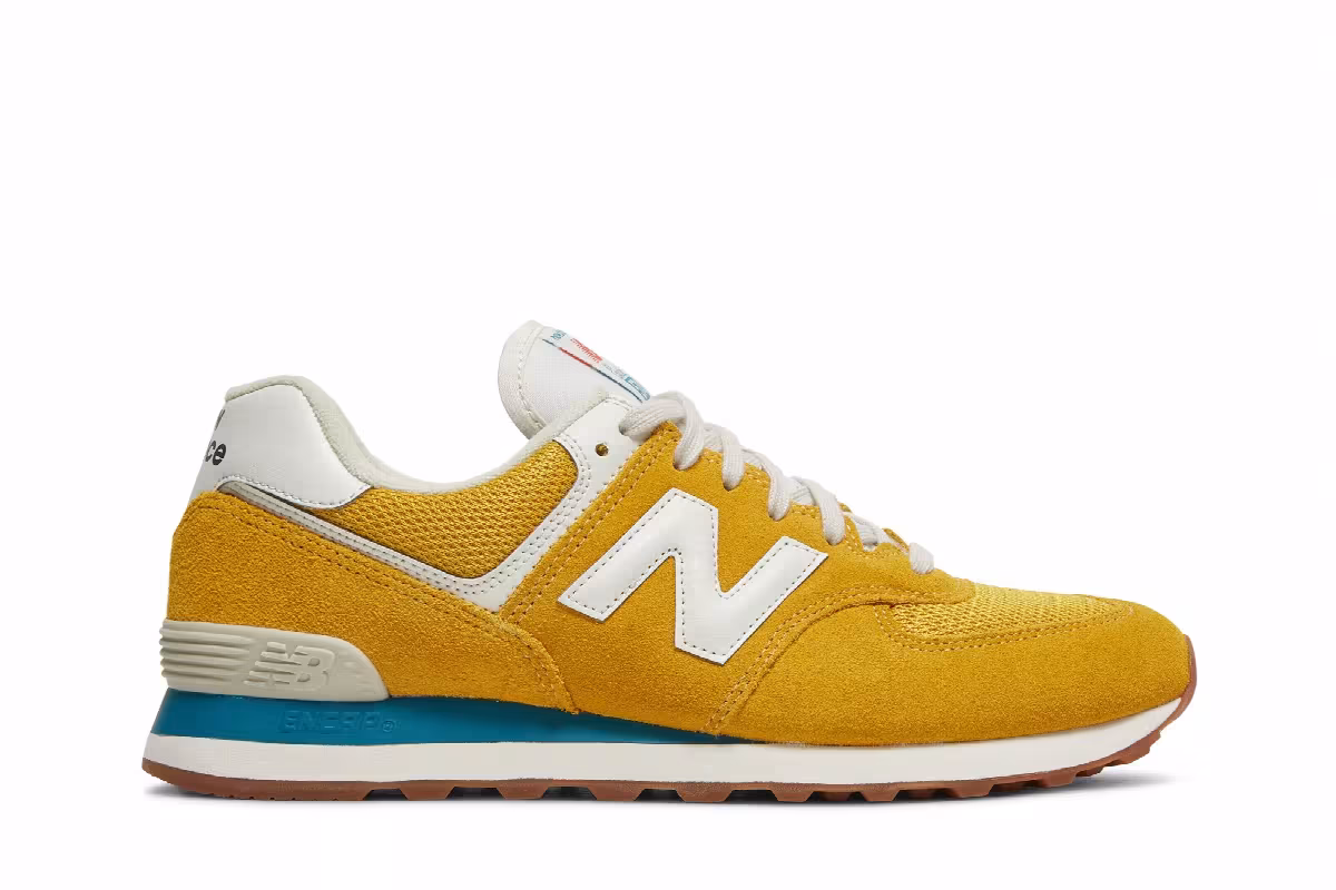 New Balance 574 Rainbow Pack - Varsity Gold, view 2