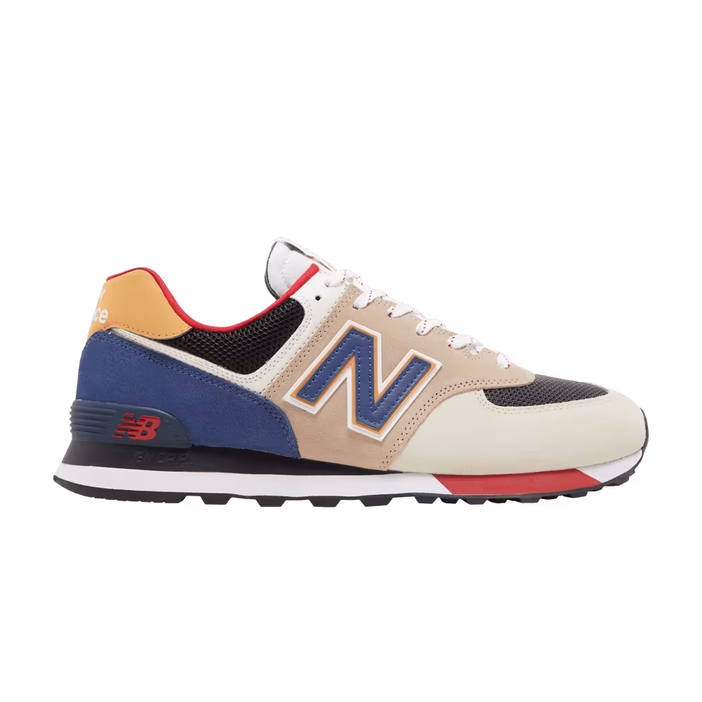 New Balance 574 Tan Blue