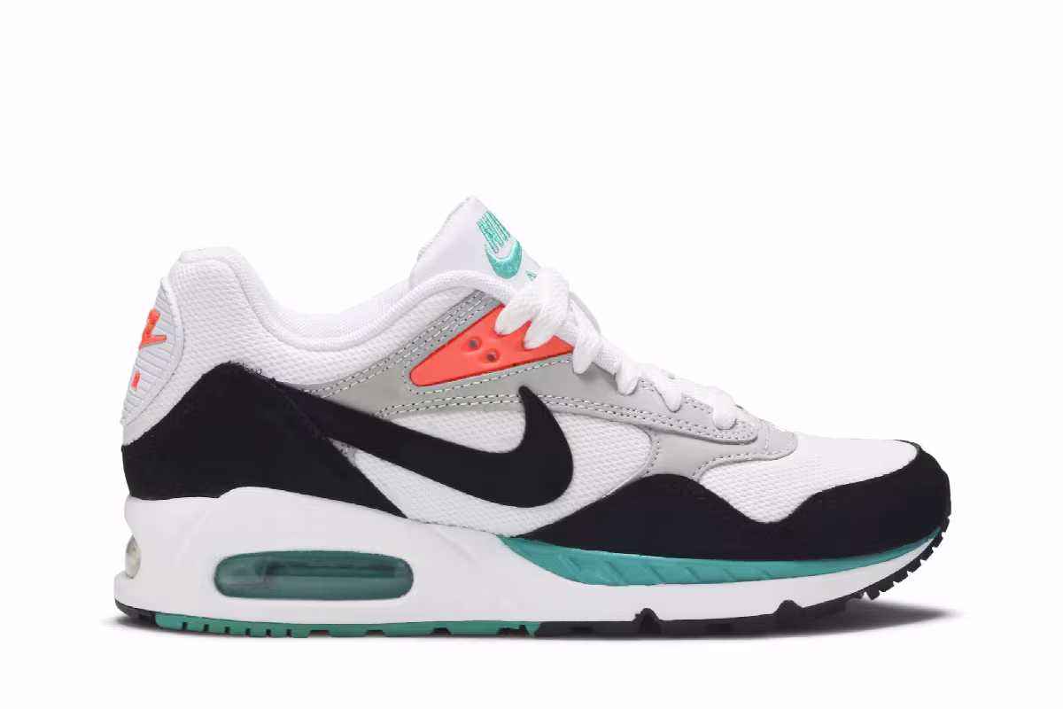 Nike Women's Air Max Correlate White Black New Green, view 2