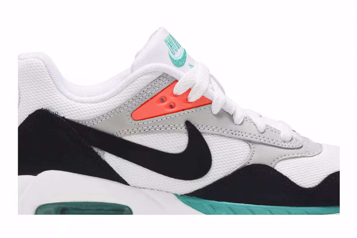 Nike Women's Air Max Correlate White Black New Green, view 3