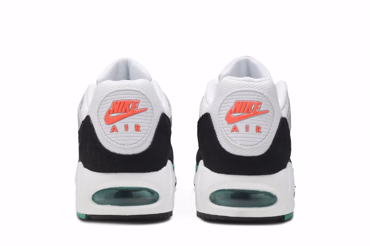 Nike Women's Air Max Correlate White Black New Green, view 7