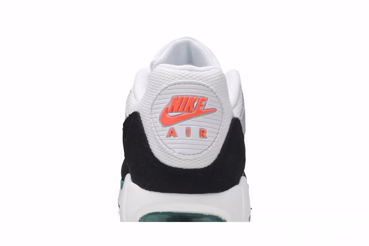 Nike Women's Air Max Correlate White Black New Green, view 8