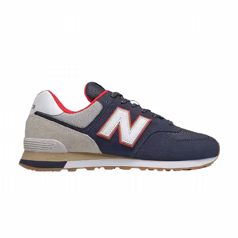 New Balance 574 'Navy Energy Red'