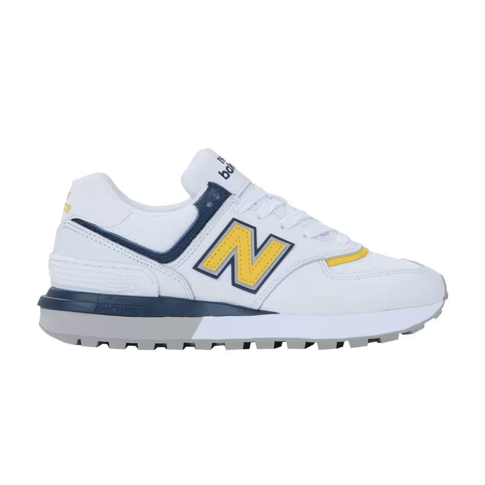 New Balance 574 Legacy White Yellow Green