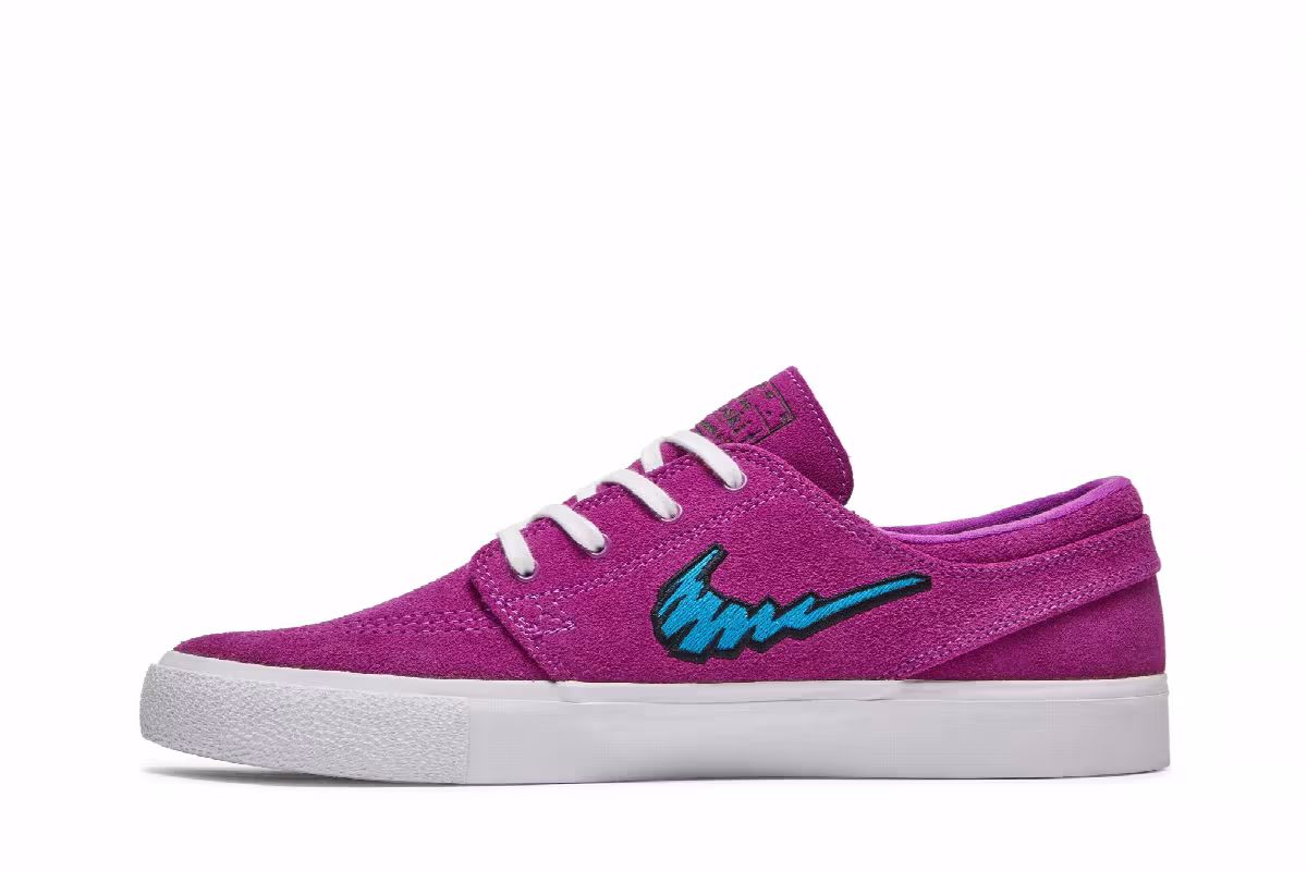 Nike Zoom Stefan Janoski Canvas RM SB Vivid Purple, view 4