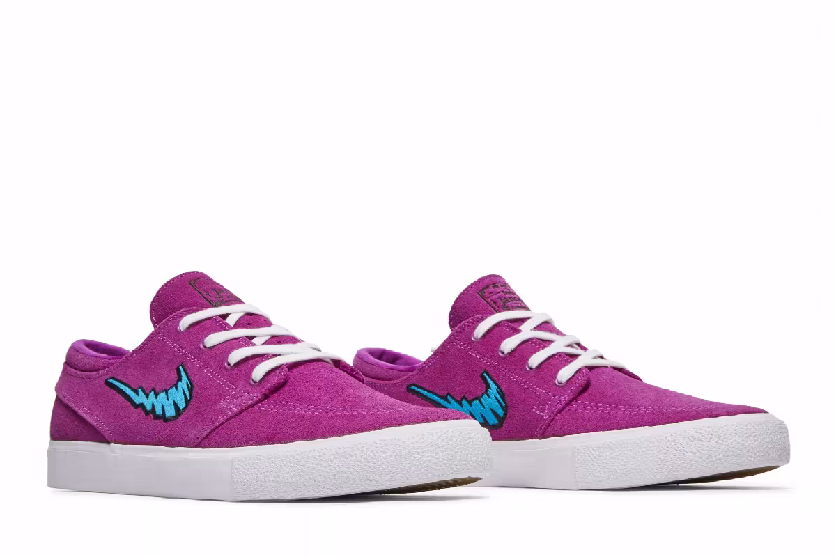 Nike Zoom Stefan Janoski Canvas RM SB Vivid Purple, view 9