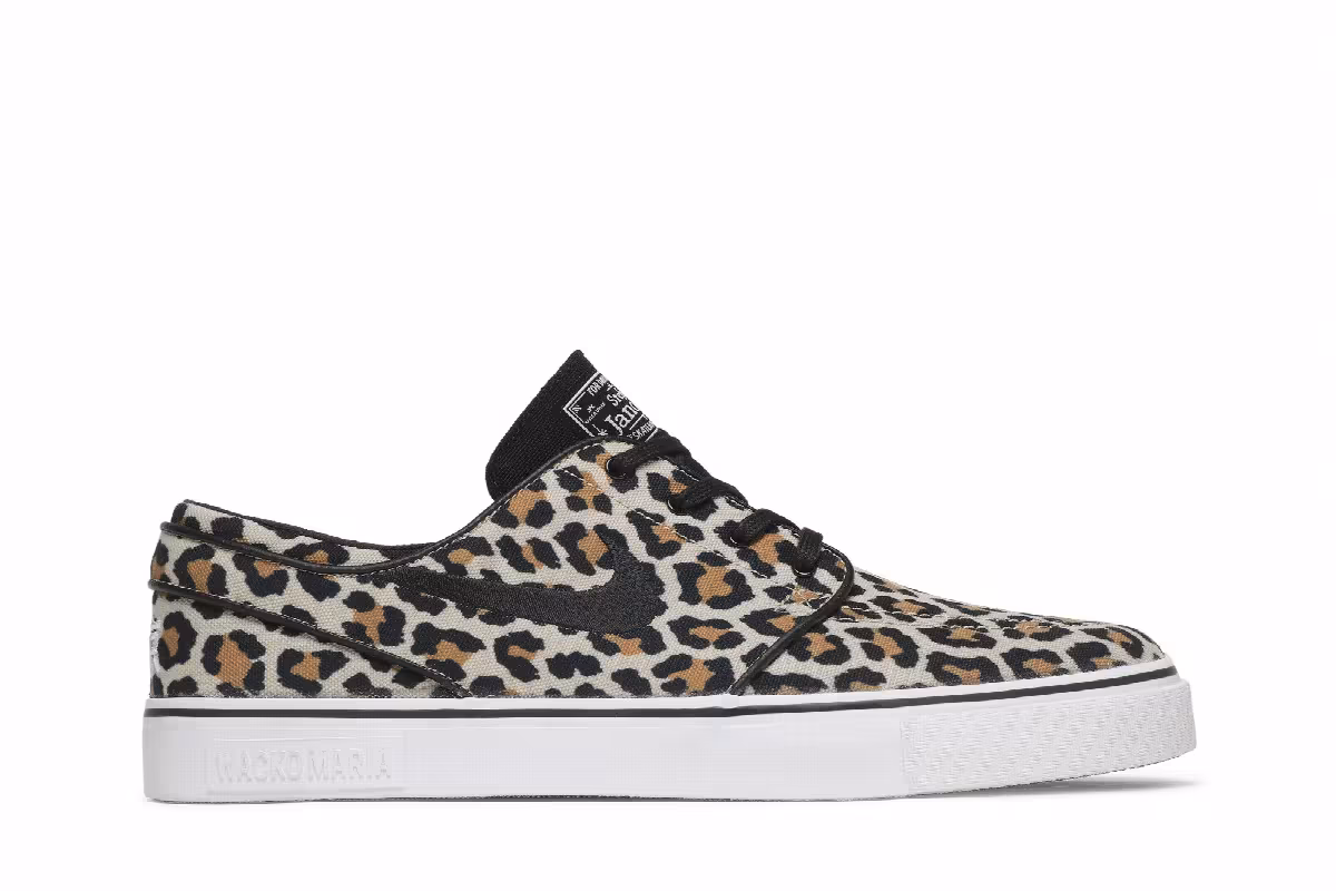 Wacko Maria x Nike Stefan Janoski Canvas OG SB Leopard Print, view 2