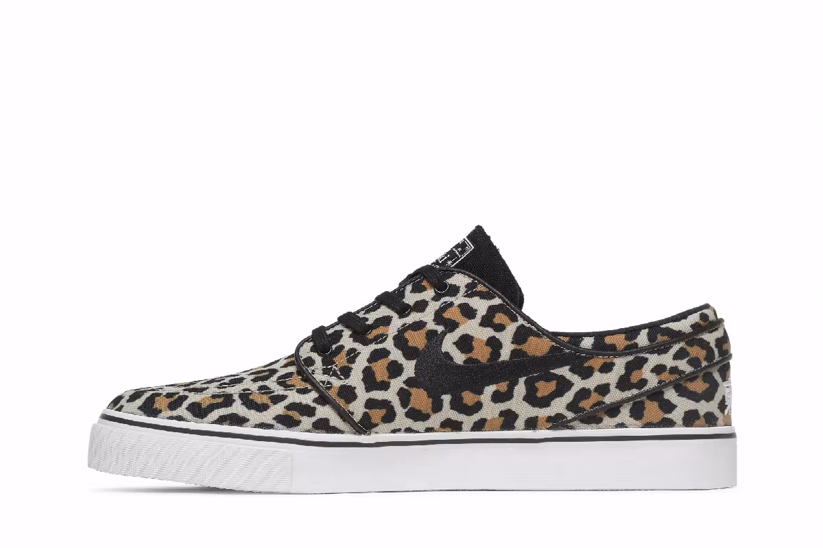 Wacko Maria x Nike Stefan Janoski Canvas OG SB Leopard Print, view 4