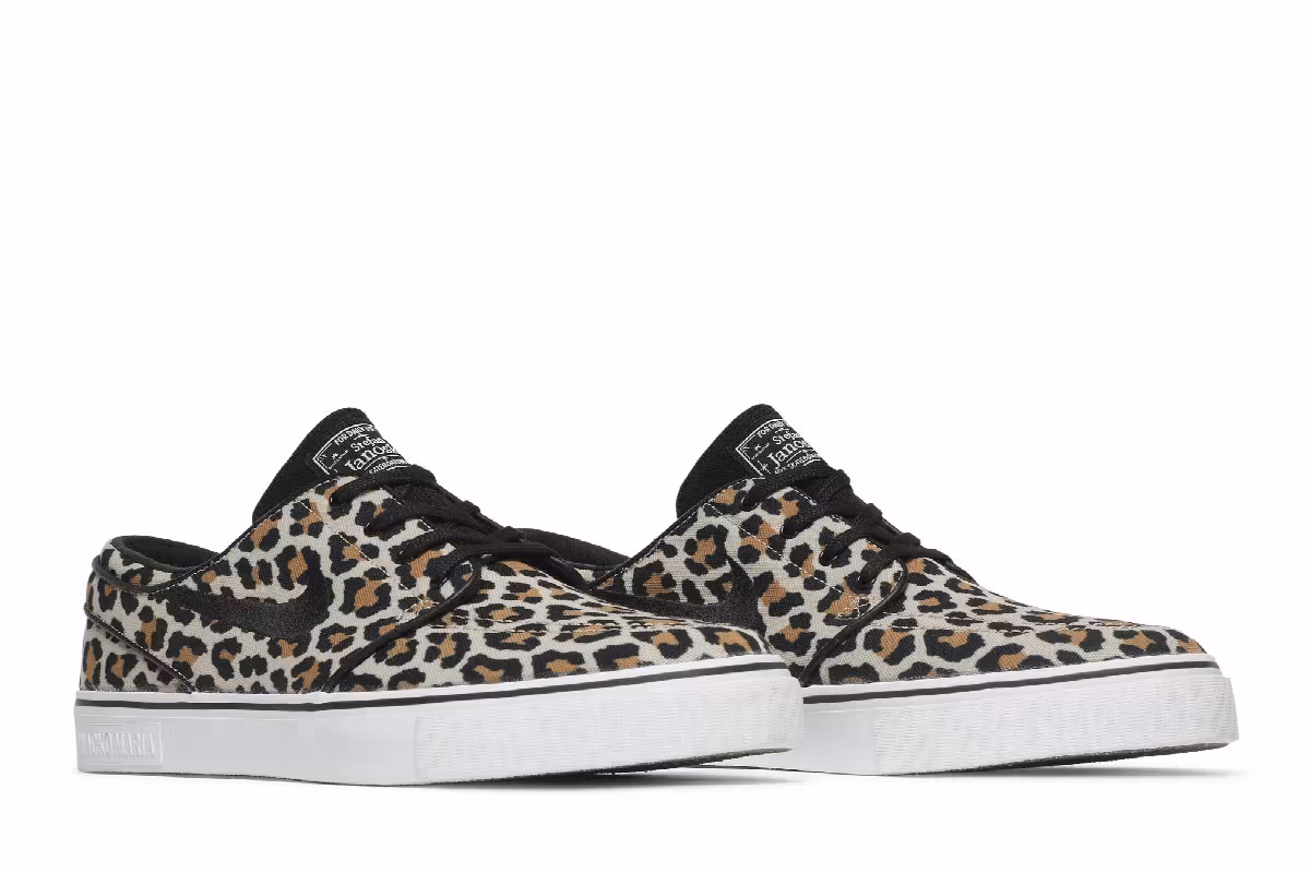Wacko Maria x Nike Stefan Janoski Canvas OG SB Leopard Print, view 9