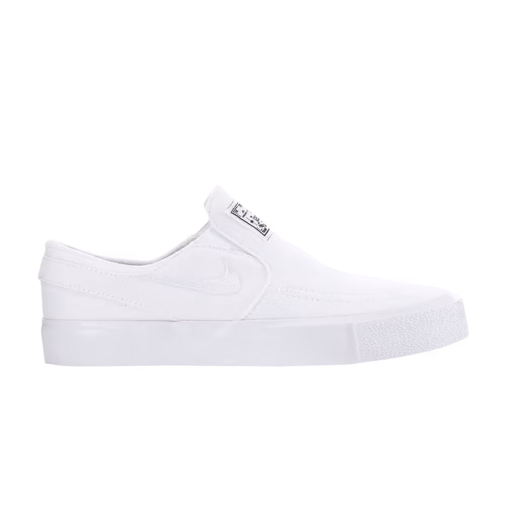 Nike Stefan Janoski Canvas Slip SB GS Triple White