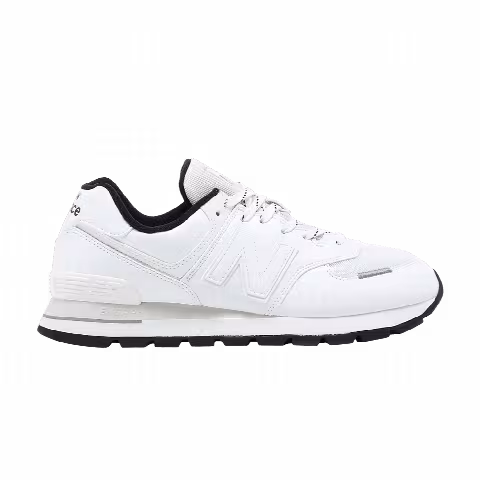 New Balance 574 Rugged 'White Black Leather'