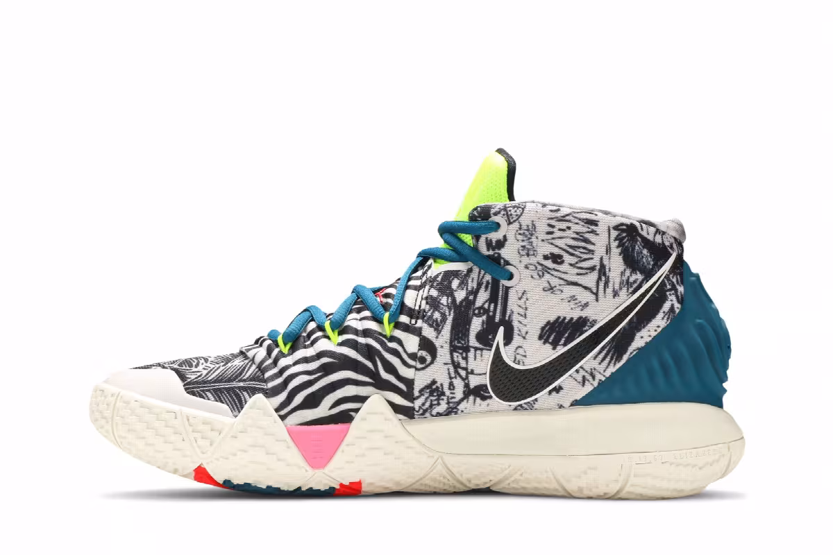 Nike Kyrie Hybrid S2 EP What The Neon, view 4