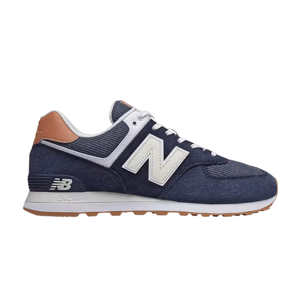 New Balance 574 Natural Indigo Mahogany
