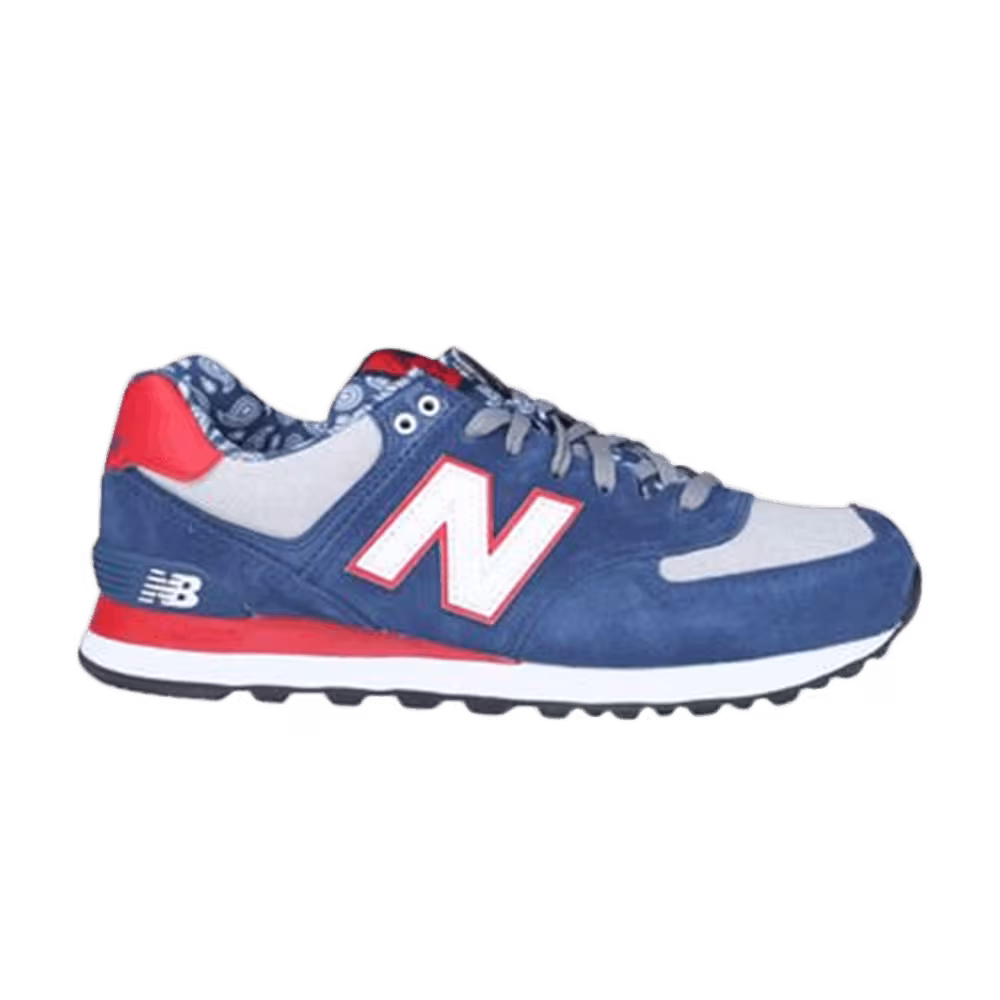 New Balance 574 Blue Paisley