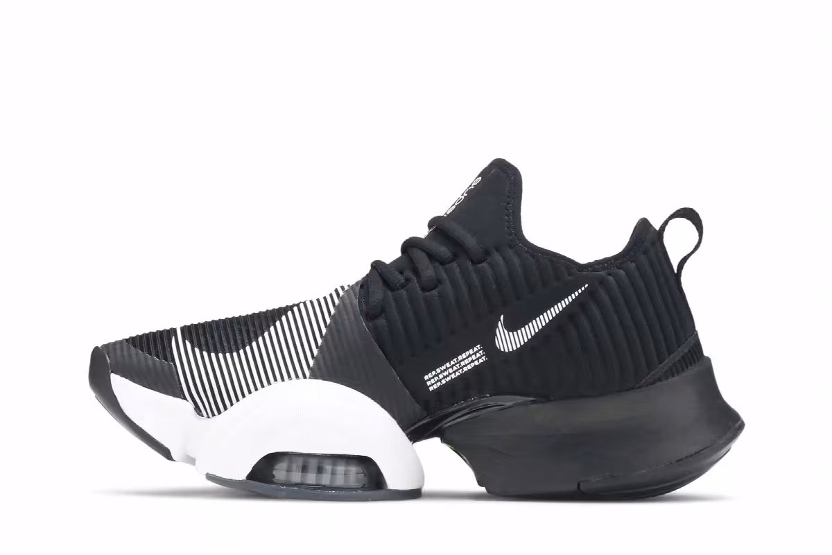 Nike Air Zoom SuperRep Black White, view 4