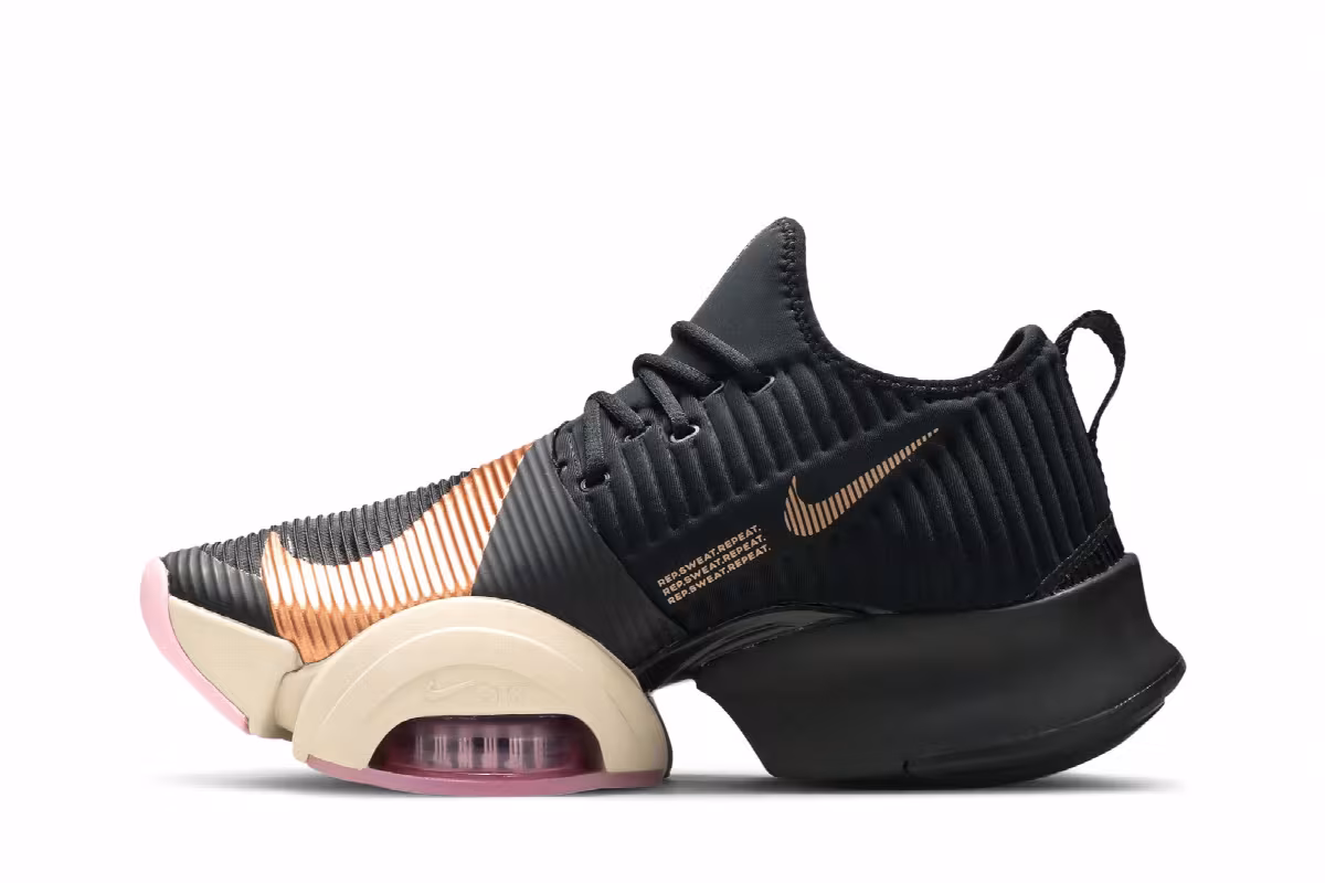 Nike Women's Air Zoom SuperRep Black Metallic Copper, view 4