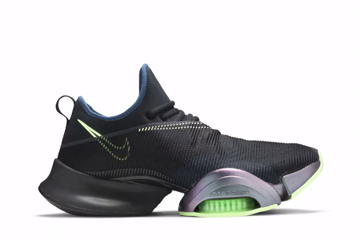 Nike Air Zoom SuperRep Black Lime Blast, view 2