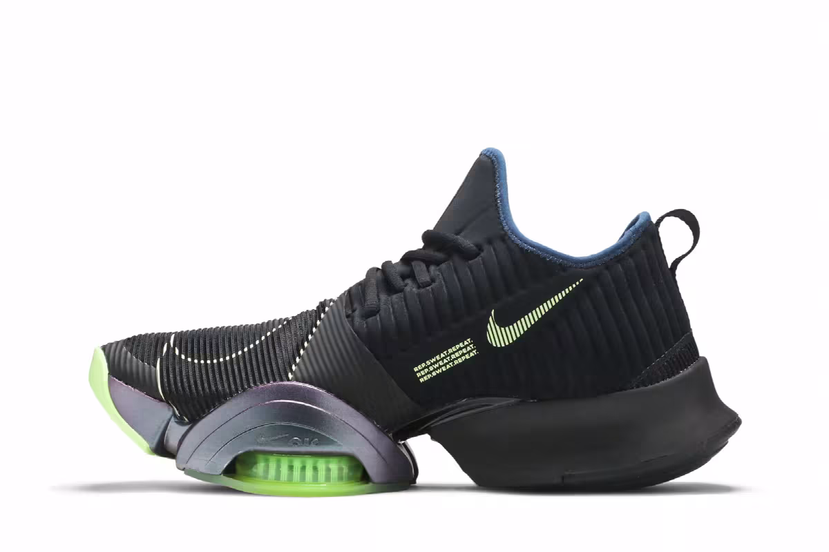 Nike Air Zoom SuperRep Black Lime Blast, view 4
