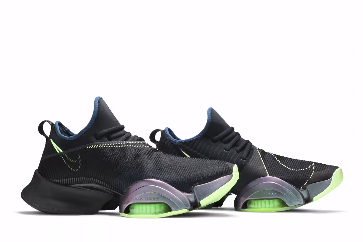 Nike Air Zoom SuperRep Black Lime Blast, view 9
