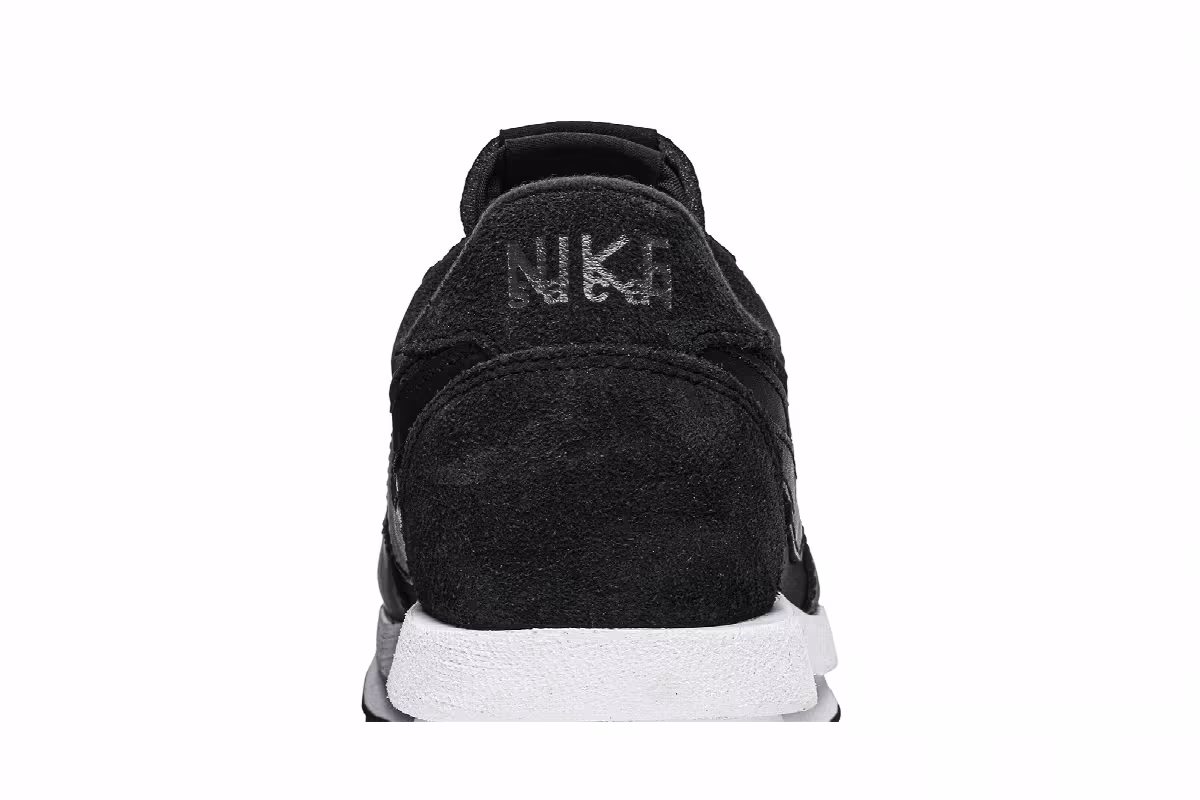 sacai x Nike LDWaffle Black Nylon, view 8