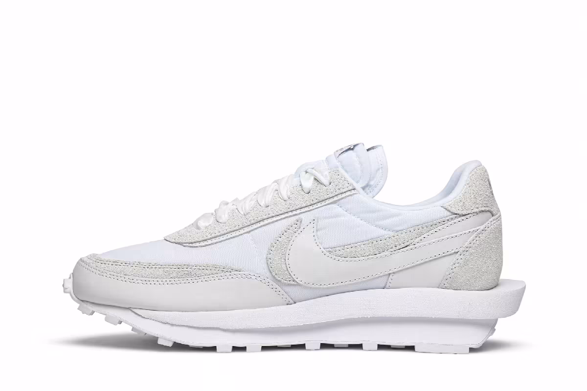 sacai x Nike LDWaffle White Nylon, view 4