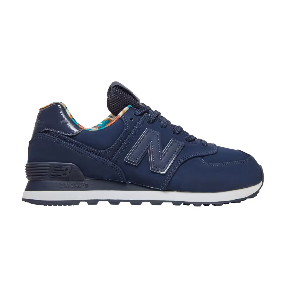 New Balance 574 Dark Blue Camo