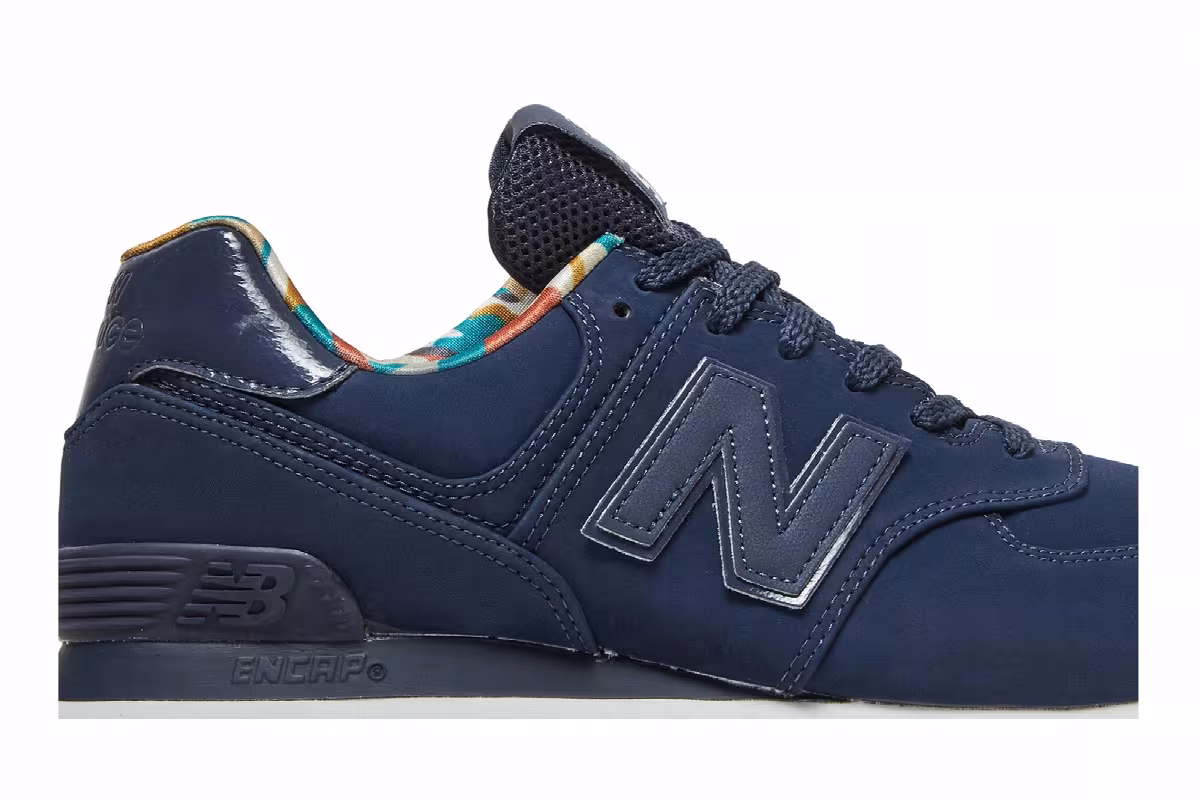 New Balance 574 Dark Blue Camo, view 3