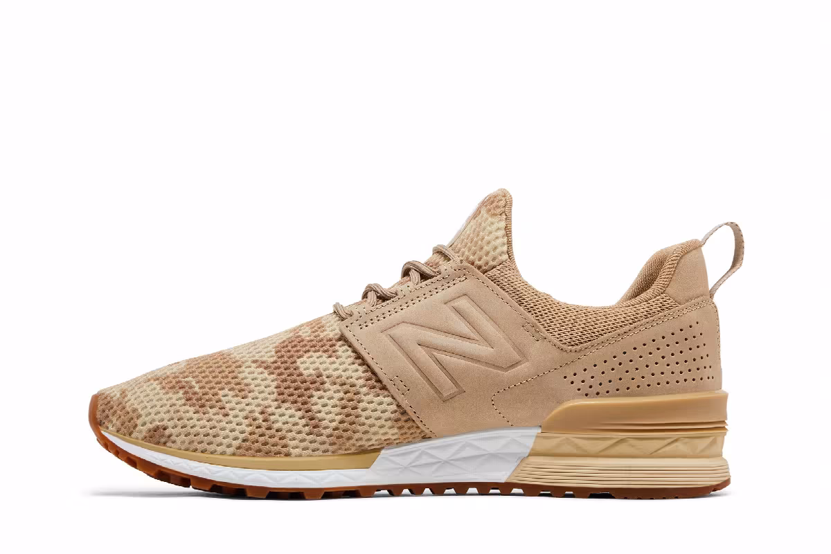 New Balance 574 Sport Bone Camo, view 4