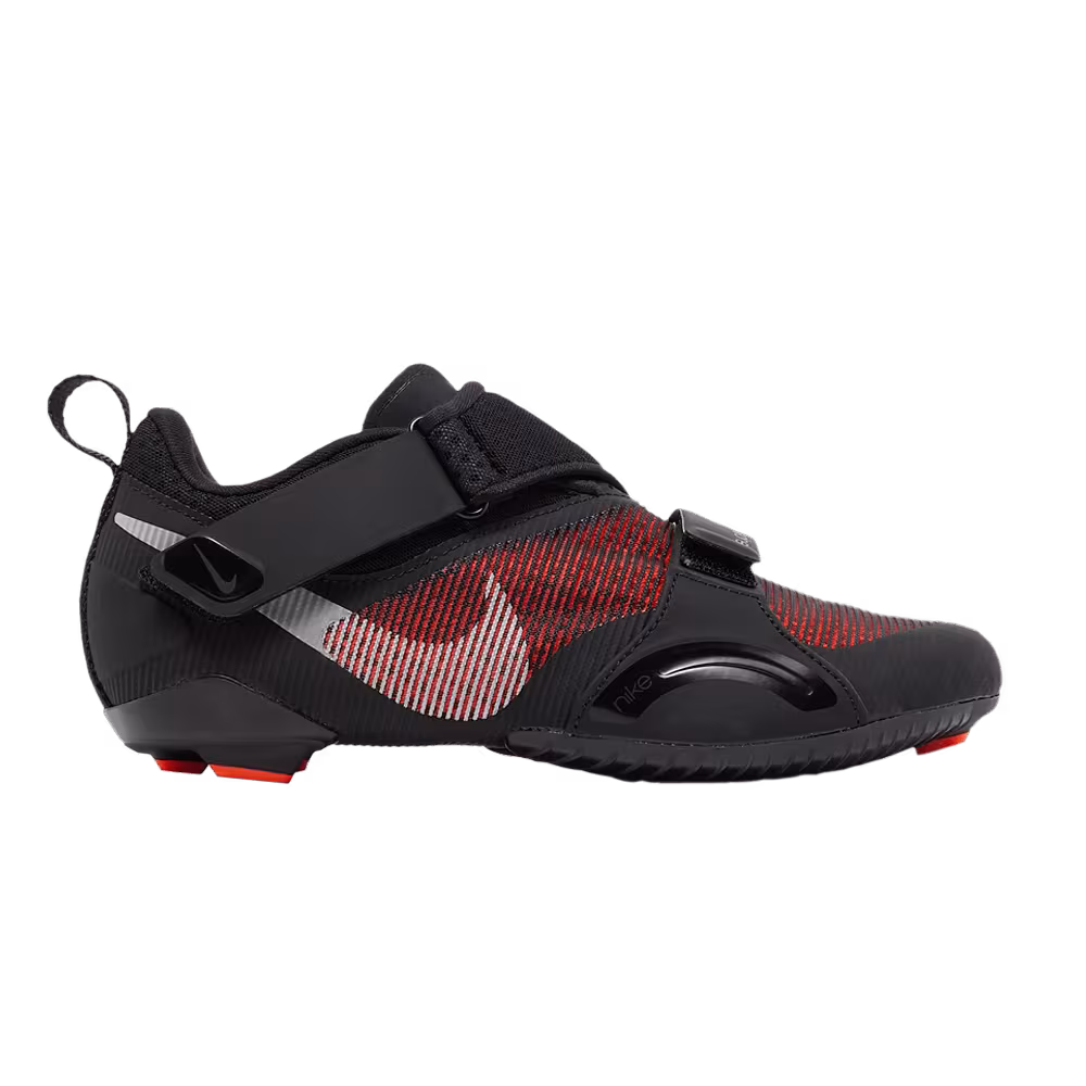 Nike Women's SuperRep Cycle Black Hyper Crimson