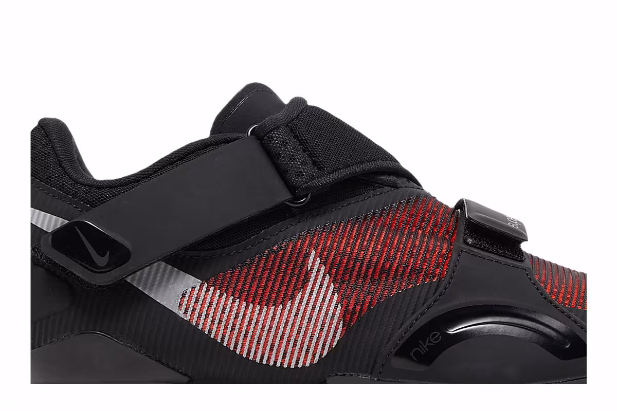 Nike Women's SuperRep Cycle Black Hyper Crimson, view 3