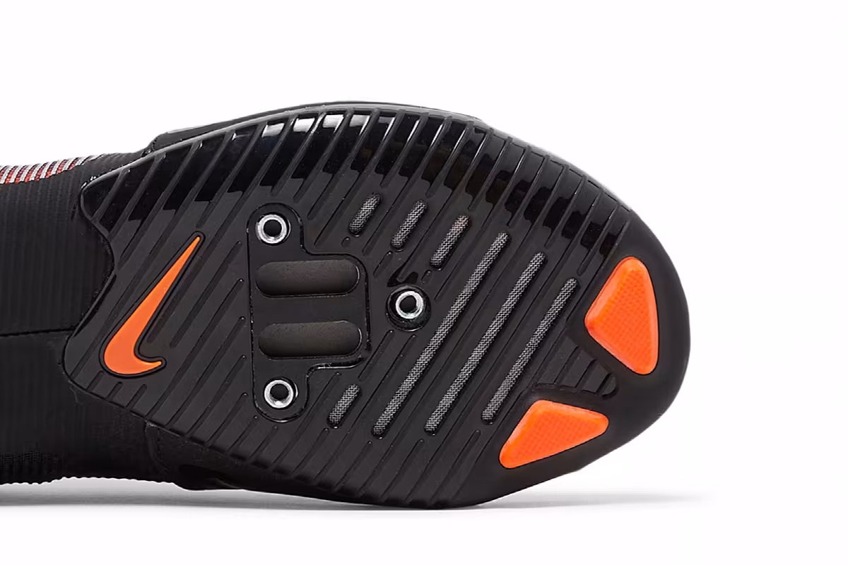 Nike Women's SuperRep Cycle Black Hyper Crimson, view 6